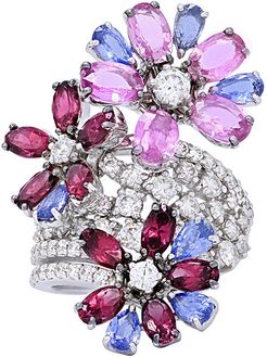 Diana M. Fine Jewelry 18k 6.47 ct. tw. Diamond & Sapphire Ring