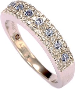 Suzy Levian Diamond & Sapphire Ring