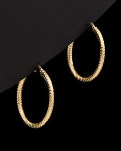 Fremada 14K Italian Gold Hoops