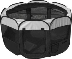 Pet Life All-Terrain Lightweight Easy Folding Wire-Framed Collapsible Travel Pet Playpen