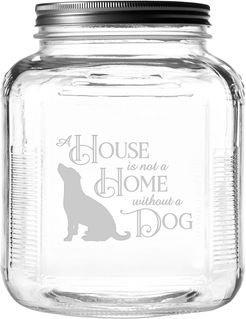 Susquehanna Glass House Home Dog Brushed Lid Gallon Jar