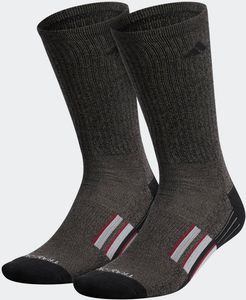 Mid Crew Socks 2 Pairs Black L