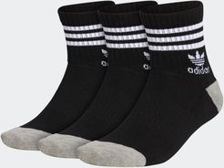 Roller High Quarter Socks 3 Pairs Multicolor L