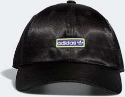 Strap-Back Relaxed Hat Black Melange