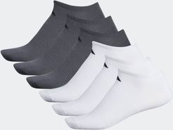 Superlite Ankle Socks 6 Pairs White L