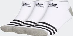 Roller No-Show Socks 3 Pairs Multicolor L