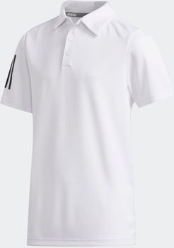 3-Stripes Polo Shirt White XS Kids