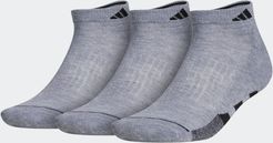 Cushioned 2.0 Low-Cut Socks 3 Pairs Medium Grey L