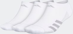 Superlite Stripe 2 No-Show Socks 3 Pairs White L