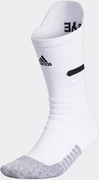 Adizero Football Cushioned Crew Socks White M