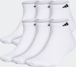 Athletic Cushioned Low-Cut Socks 6 Pairs XL White XL