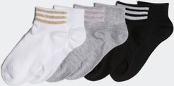 3-Stripes Low-Cut Socks 6 Pairs White M