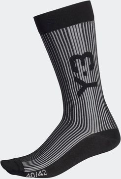Y-3 Ribbed Socks Black XS