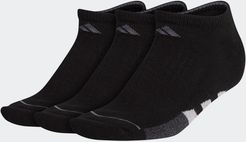Cushioned 2.0 No-Show Socks 3 Pairs Black M