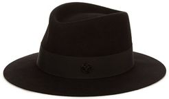 André Showerproof Felt Hat - Womens - Black