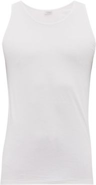 Pure Comfort Stretch-cotton Vest - Mens - White