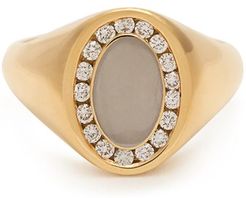 Diamond & 18kt Gold Ring - Womens - Gold