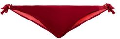 Ria Side-tie Bikini Briefs - Womens - Burgundy