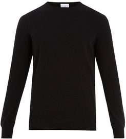 Crew-neck Cashmere Sweater - Mens - Black