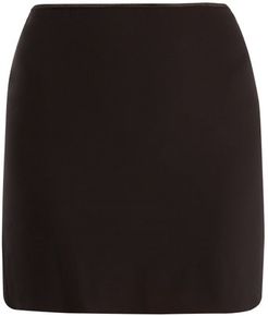Sheer Tactel Under-skirt - Womens - Black