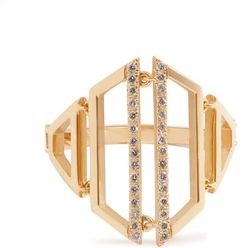 Diamond & 18kt Gold Ring - Womens - Gold