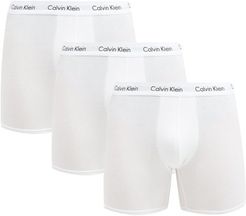 Set Of Three Stretch-cotton Boxer Briefs - Mens - White