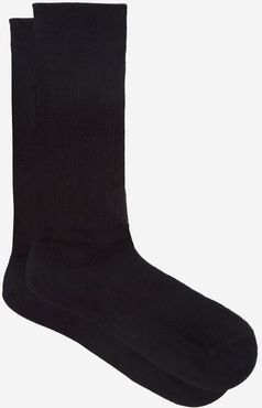 Set Of Three Silk Socks - Mens - Black