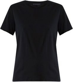 Wesler Short-sleeved Cotton-jersey T-shirt - Womens - Black
