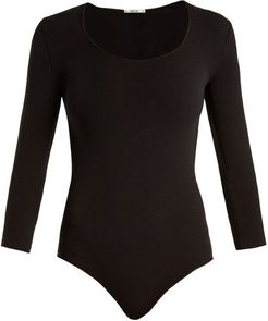 Tokio String Jersey Bodysuit - Womens - Black
