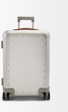 Spinner 53 Stud-embellished Cabin Suitcase - Mens - Silver