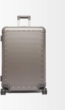 Spinner 68 Stud-embellished Suitcase - Mens - Grey