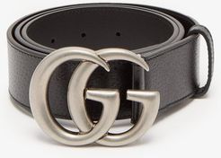 GG Leather Belt - Mens - Black