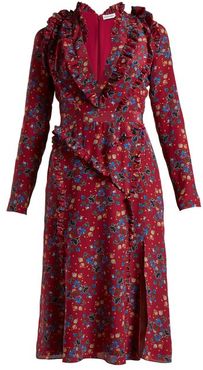 Eureka Floral-print Dress - Womens - Pink Print