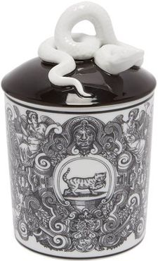 Guccify Cat Scented Candle - White Multi