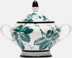 Herbarium Porcelain Sugar Bowl - Womens - Green Multi