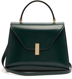 Iside Medium Leather Bag - Womens - Dark Green