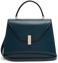 Iside Medium Leather Bag - Womens - Blue