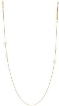Drop Pearl Gold-plated Glasses Chain - Womens - Gold Multi