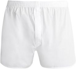 Classic Cotton Boxer Shorts - Mens - White