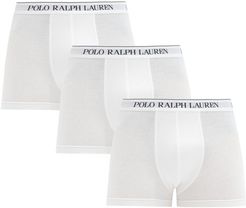 Pack Of Three Logo-embroidered Boxer Briefs - Mens - White