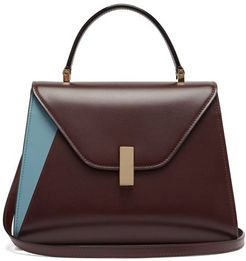 Iside Medium Leather Bag - Womens - Burgundy Multi