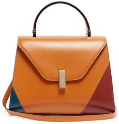 Iside Medium Leather Bag - Womens - Tan Multi