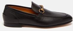 Jordaan Horsebit Leather Loafers - Mens - Black