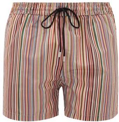 Signature Stripe Swim Shorts - Mens - Multi