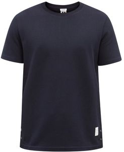 Tri-stripe Cotton Piqué T-shirt - Mens - Navy