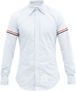 Slim-fit Cotton Oxford Shirt - Mens - Light Blue