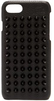 Loubiphone Spike Leather Iphone® 7/8 Case - Mens - Black