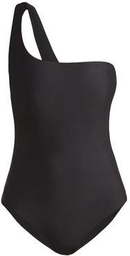 Evolve One-shoulder Swimsuit - Womens - Black