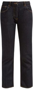 Ashland Selvedge Straight-leg Jeans - Womens - Dark Blue