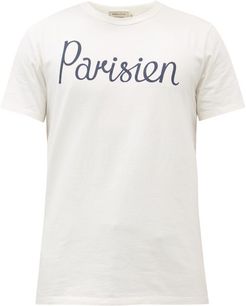 Parisien-printed Cotton-jersey T-shirt - Mens - Cream